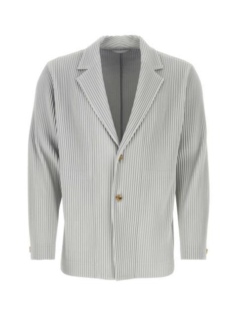 Homme Plisse' Issey Miyake Men Light Grey Polyester Blazer
