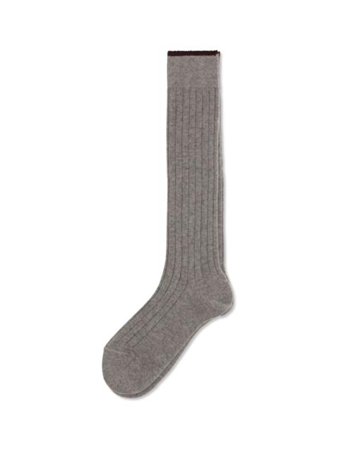 Brunello Cucinelli Brunello Cucinelli Men Ribbed Cashmere Socks