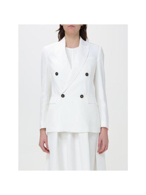 Brunello Cucinelli Brunello Cucinelli Women'S White Double Breasted Jacket