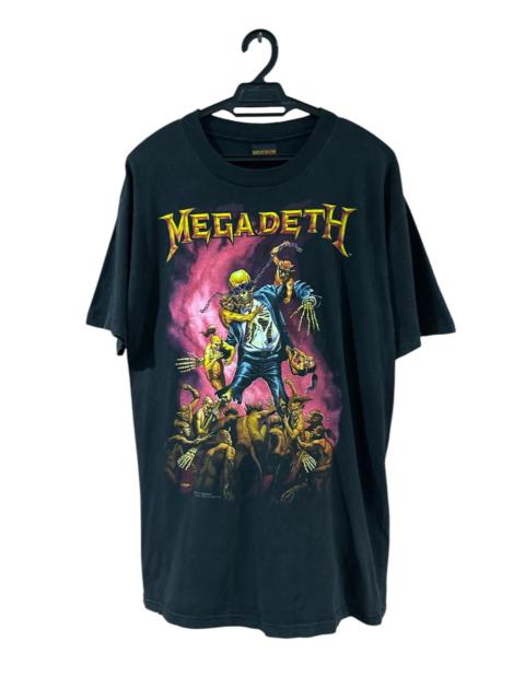 Other Designers RARE💥Vintage 1991 Megadeth Vic Hell Demons Brockum Tshirt