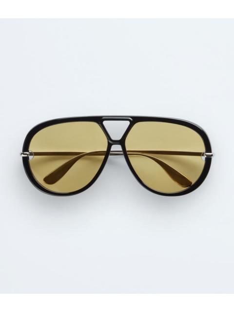 Bottega Veneta Bottega Veneta Aviator Sunglasses