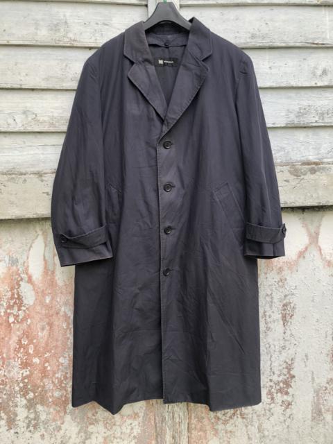 Other Designers Issey Miyake - im product Padded lining Navy Overcoat By Issey Miyake