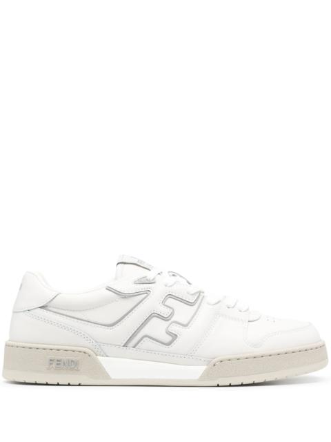 FENDI Match FF-appliqué Leather Sneakers
