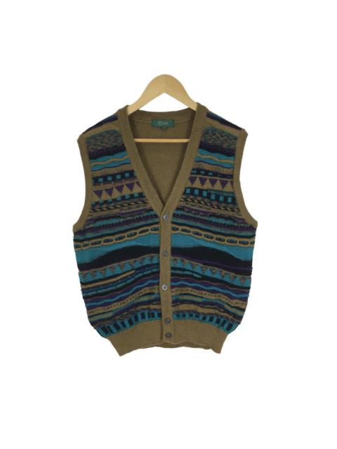 Other Designers Homespun Knitwear - JAPANESE NAVAJO KNIT VEST