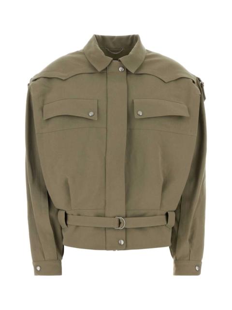 MAGDA BUTRYM Magda Butrym Women Sage Green Cotton Jacket