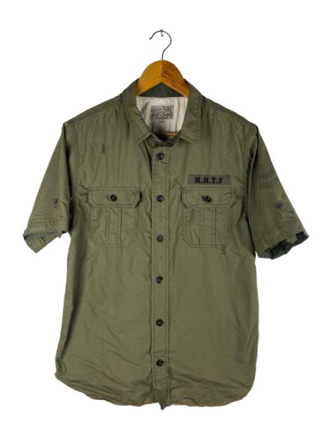 Other Designers Very Rare - 🔥SALE🔥MANHATTAN TRASFERS MILITARY STYLE BUTTON UPS