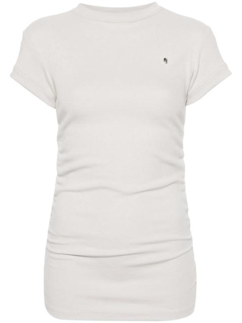 ELENA VELEZ ruched jersey T-shirt
