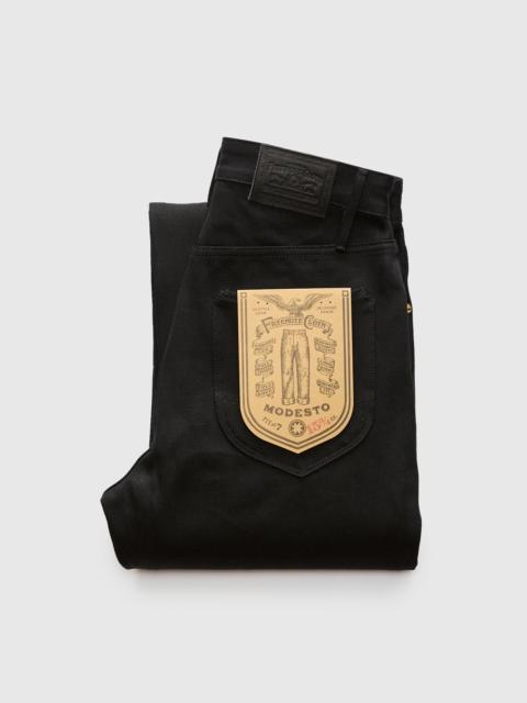 FREENOTE CLOTH "Black Modesto" 15.75oz Double Black Selvedge Denim - Wide Straight Fit