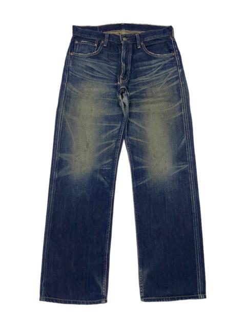 Other Designers Vintage - LEVIS 503 MUD WASH BAGGY DISTRESSED SELVEDGE DENIM JEANS