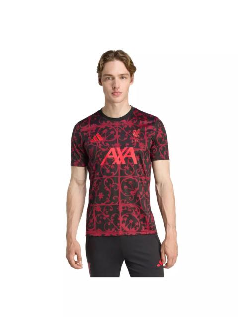 adidas Men's Liverpool FC 25/26 Pre-Match Jersey -Black/Red