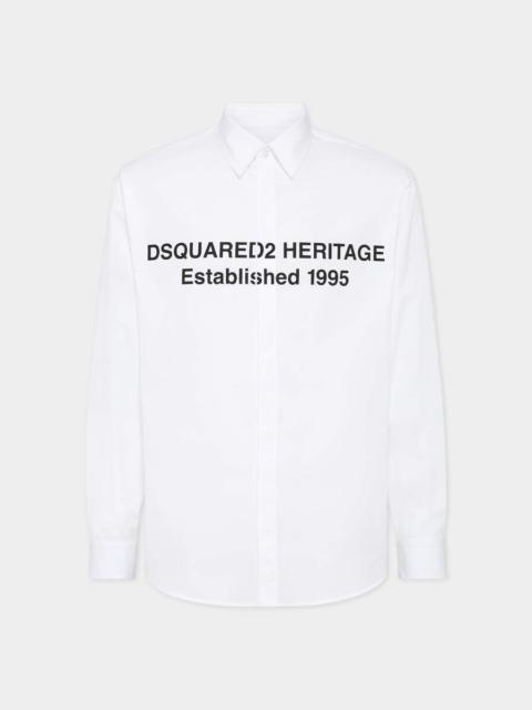 DSQUARED2 PRINTED HERITAGE LOGO SHIRT