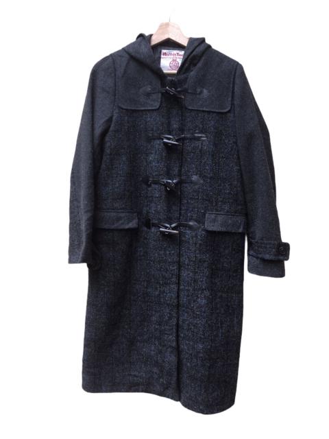 Other Designers Harris Tweed - Harris Tweed Wool Duffle Coat Hoodie