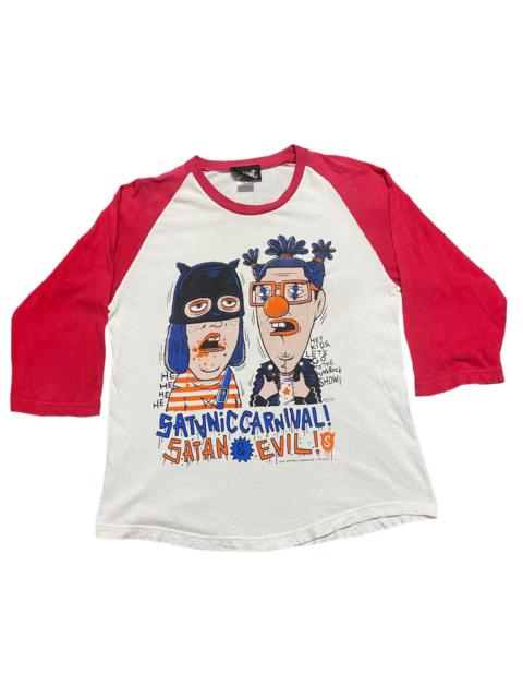 Other Designers Seditionaries - Satanic Carnival Raglan Shirt 'Lets Go Punk Rock Show!!