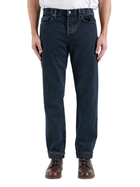 HIROSHI KATO HIROSHI KATO The Barrel Classic Straight Natural Slub Jeans in Kiki at Nordstrom