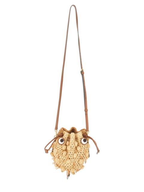 Anya Hindmarch BLOWFISH RAFFIA SHOULDER BAG