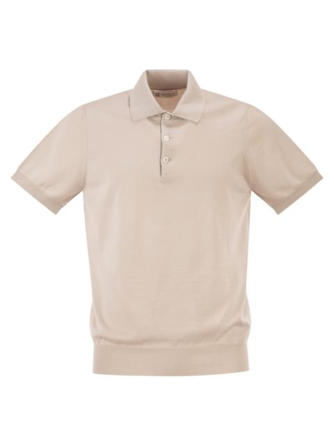Brunello Cucinelli Brunello Cucinelli Men Lightweight Cotton Knit Polo Shirt