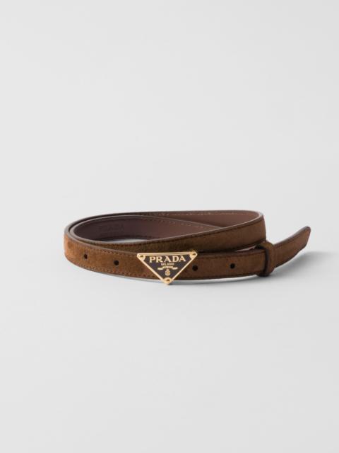 Prada Suede belt
