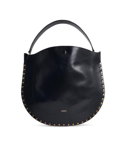 Isabel Marant 'Oskan' Black Soft Leather Bag Woman