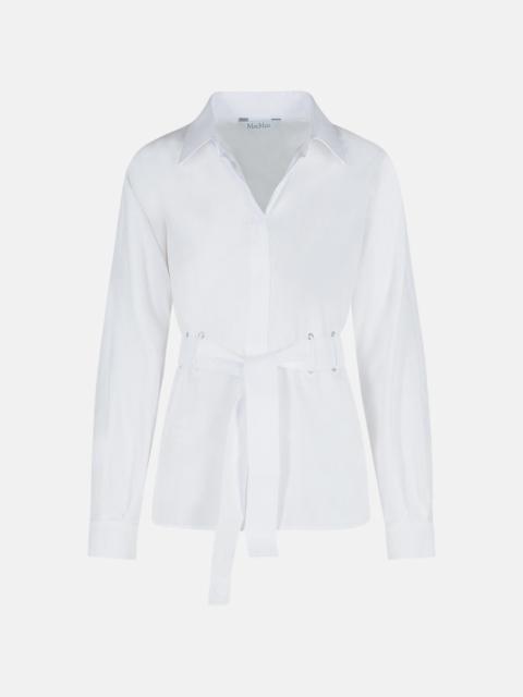 Max Mara 'JUGLAS' WHITE COTTON SHIRT
