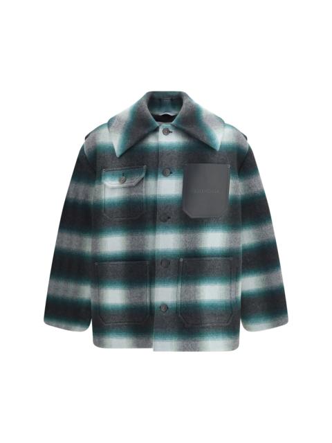 BALENCIAGA Balenciaga Workwear Cocoon Jacket Dark Green/Black