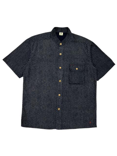 Kapital Eternal Kojima Aizome Boro Meiji Sashiko Mandarin Collar