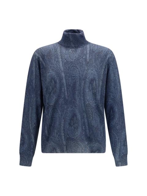 Etro Etro Men Printed Turtleneck Sweater