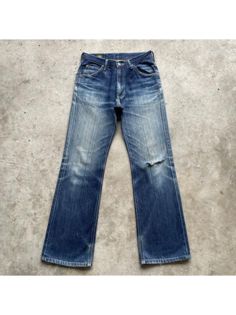Other Designers Japanese Brand - Vintage Flare Lee Distressed Faded Jeans Denim Pants W29