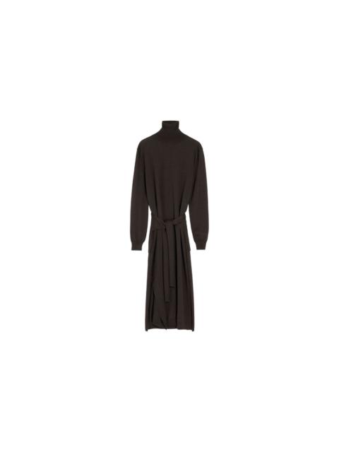 Lemaire TROMPE L'OEIL DRESS (DARK CACAO)