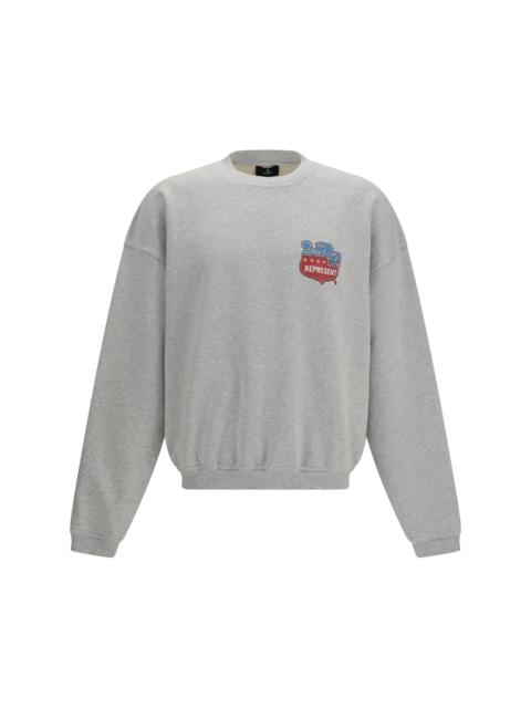 REPRESENT Represent Beach Boys Americas Band Sweatshirt Ice Grey Marl