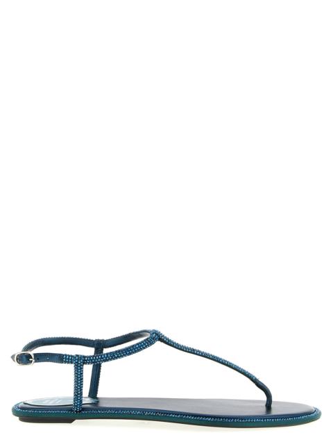 RENE CAOVILLA Diana Sandals Green