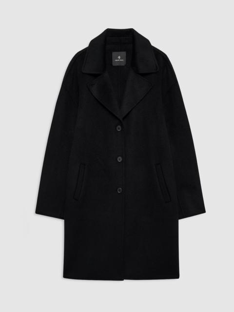 ANINE BING Portia Coat - Black Cashmere Blend