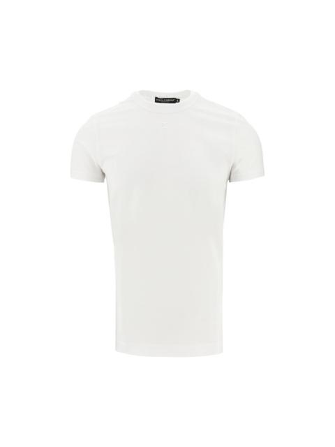 Dolce & Gabbana DG EMBROIDERY STRETCH JERSEY T-SHIRT