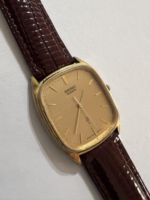 Other Designers Vintage 70s Seiko Tank Quartz Gold Dial