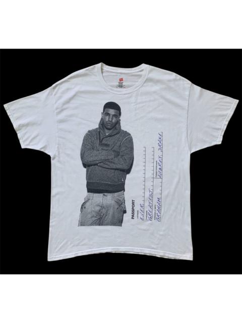 Other Designers Hanes - Vintage Rap Tee Drake Passport Print T Shirt