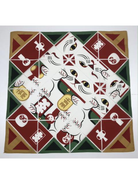 Other Designers Other - cats eyes bandana handkerchief neckerchief