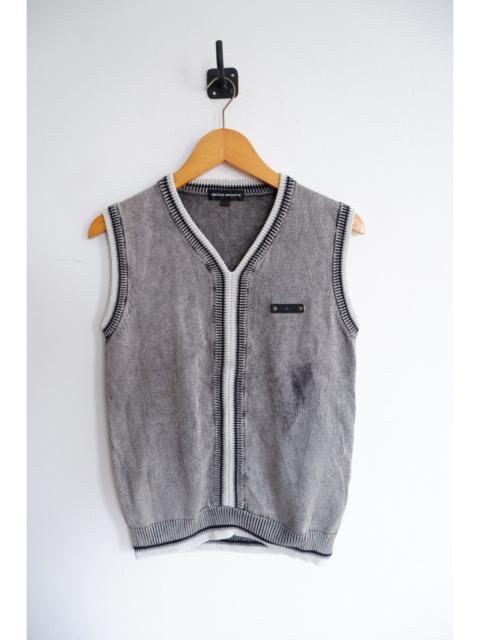 Other Designers 20471120 - Y2K Nicole Sports Overwash Knitted Vest Fit Small