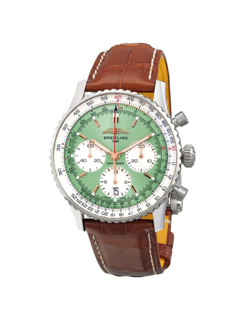 BREITLING Breitling Navitimer Chronograph Automatic Chronometer Green Dial Men's Watch AB0139211L1P1