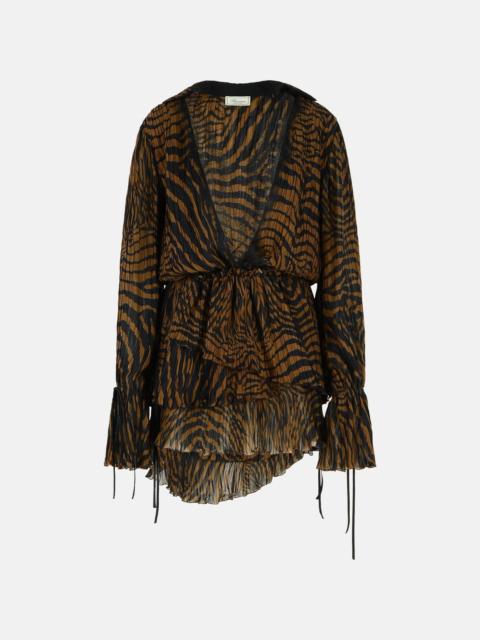 Blumarine BROWN VISCOSE DRESS