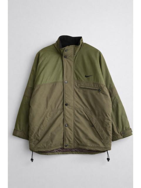Nike Vintage Nike Two-Tone Quilted Insulated Olive Green & Khaki