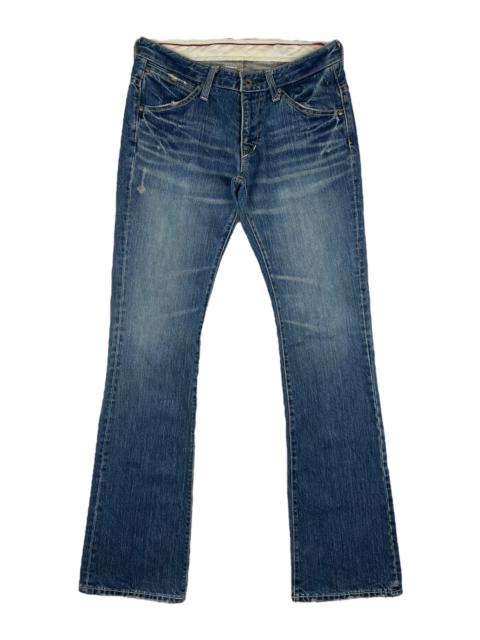 Other Designers Factotum - Distressed Denim Factotum, Sun Faded, Low Rise Ripped Jeans