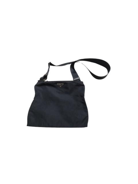 Prada PRADA SMALL SLINGBAG BLACK NYLON TRIANGLE LOGO MADE IN ITALY