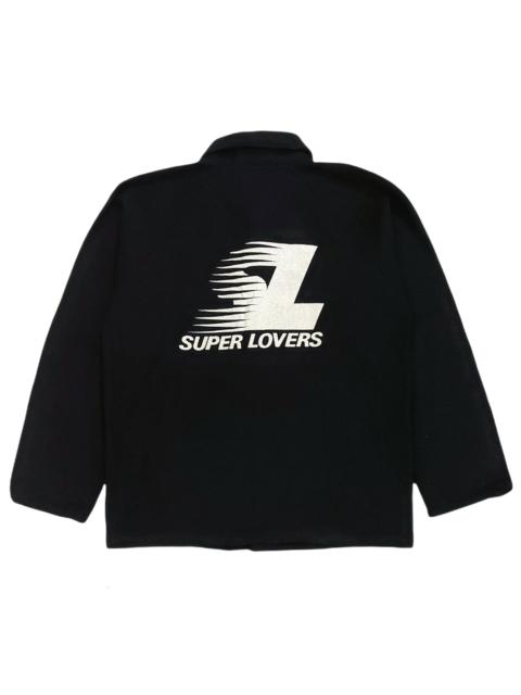 Other Designers Japanese Brand - RARE! VTG SUPERLOVERS by LOVERS ROCK BIG LOGO FLEECE JACKET