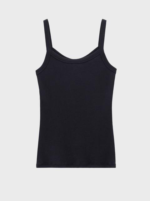 FILIPPA K Top Fine Rib Singlet Black