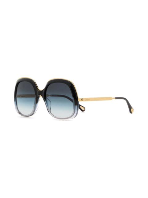 Chloé Black Acetate Sunglasses