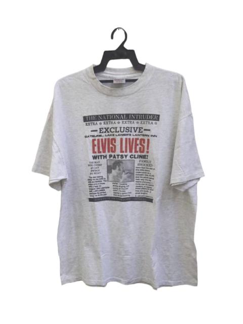 Other Designers Vintage Oneita.. ELVIS LIVES!! in National Intruder tabloid