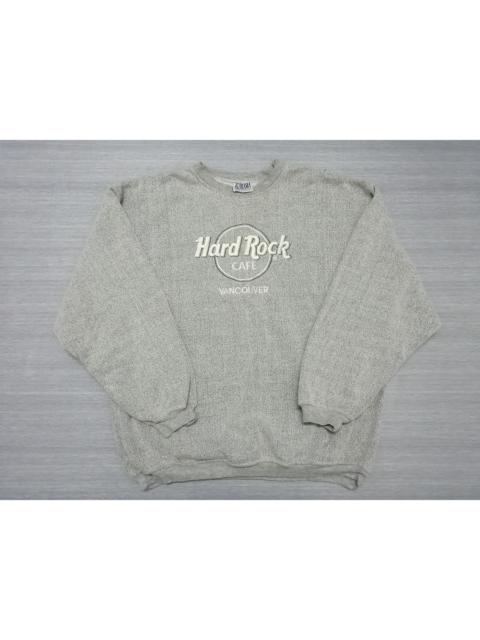 Other Designers Hard Rock Cafe × Vintage - Vintage HARD ROCK CAFE VANCOUVER Sweatshirt Made In Canada