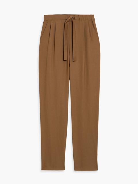 Max Mara Edere wool, mohair and silk-blend tapered pants