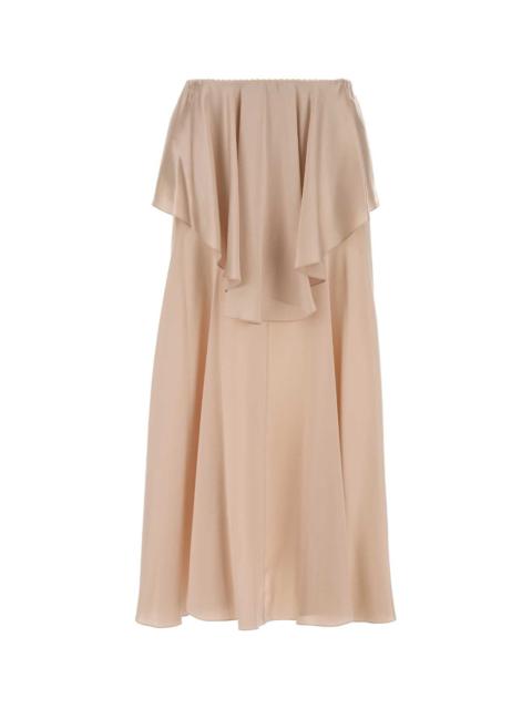 Chloé Chloe Women Pastel Pink Satin Skirt