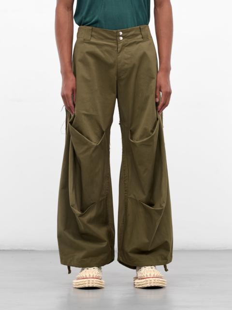 YAKU Khaki Twill Mountain Descent Pants