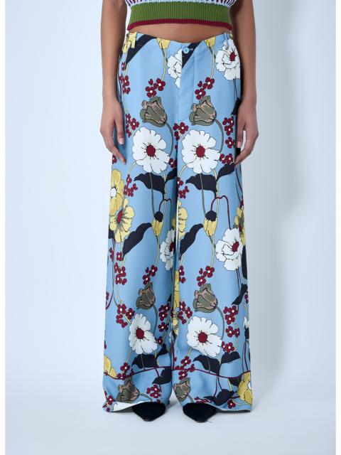 Marni Marni Women Wide-Leg Floral Trousers